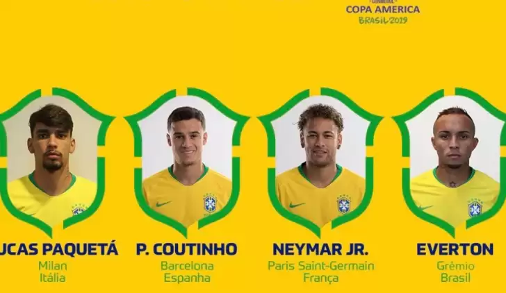 Brezilya'nın Copa America kadrosu belli oldu
