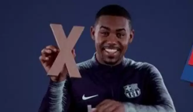 Video - Barcelona'nın yıldızı Malcom'un gizemli kutu sınavı