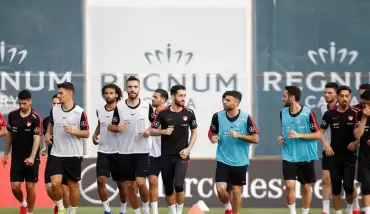 A Milli Futbol Takımı'nın Antalya kampı 