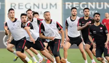 A Milli Takım son çalışmasını gerçekleştirdi