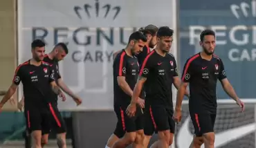 A Milli Takım, Özbekistan maçı hazırlıklarını tamamladı