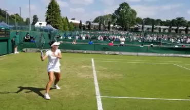 Pemra Özgen'den Wimbledon'a veda