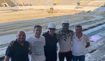 Rodallega, yapımı devam eden Atatürk Stadyumu’nu gezdi