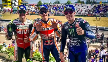 Almanya'da kazanan Marquez