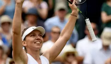 Wimbledon'da ilk finalist Halep