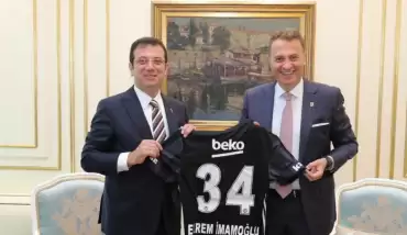 Beşiktaş'tan İBB Başkanı İmamoğlu'na ziyaret