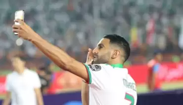 Mahrez'den olay yaratan hareket