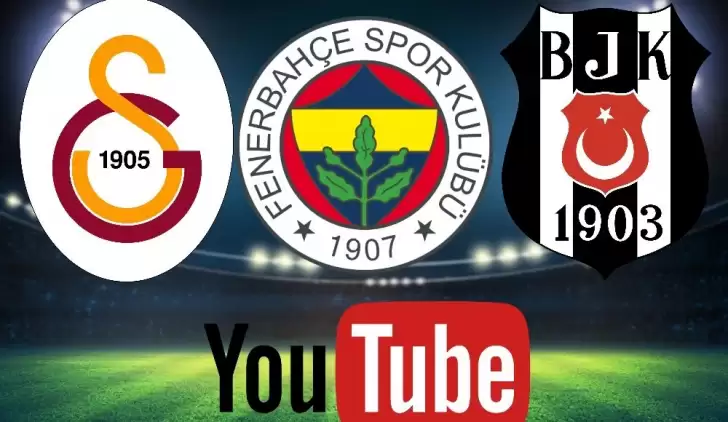 Galatasaray, Fenerbahçe ve Beşiktaş'ın YouTube savaşı! İşte abone sayıları...