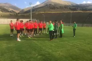 Karaköprü Belediyespor Erzurum’da kampa girdi