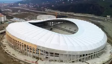 Çotanak Stadı'nın yüzde 80'i tamamlandı