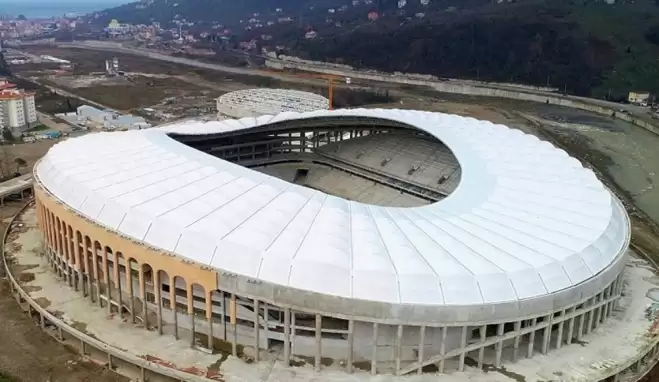 Çotanak Stadı'nın yüzde 80'i tamamlandı