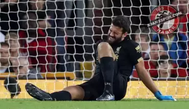 Alisson Becker, Norwich maçını tamamlayamadı!