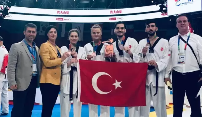 Tekvandoda bronz madalya