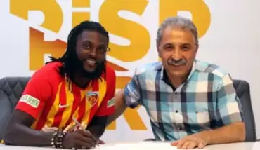 Adebayor, Kayserispor'la kaç yıllık sözleşme imzaladı? Erol Bedir açıkladı...