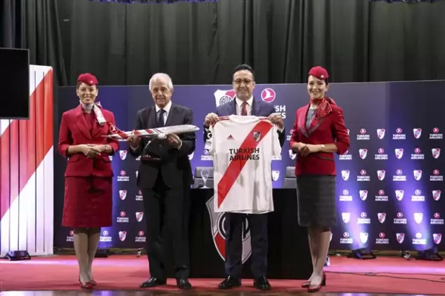 THY, River Plate'in forma sponsoru oldu