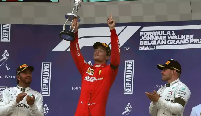 Formula1 Belçika GP'sini Ferrari pilotu Charles Leclerc kazandı