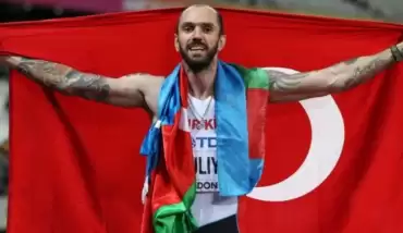 Ramil Guliyev, Brüksel'de 2'nci oldu