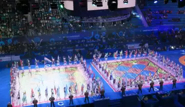 Dünya Güreş Şampiyonası'nın açılış töreni yapıldı