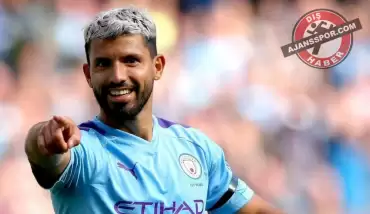 Sergio Aguero, Etihad Stadyumu'nda 100. golünü attı