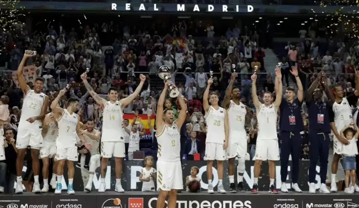  İspanya basketbolunda Süper Kupa'yı Real Madrid kazandı