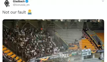 M'Gladbach Twitter hesabında ilginç diyalog! 'Bizim suçumuz değil'