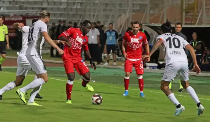 Adana Demirspor - Fatih Karagümrük maçında kazanan çıkmadı! 1-1