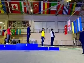 Milli eskrimcilerden Tiflis’te bir gümüş, bir bronz madalya