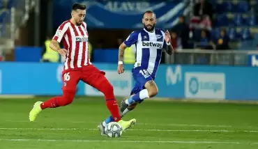Deportivo Alaves - Atletico Madrid maçında kazanan çıkmadı! 1-1