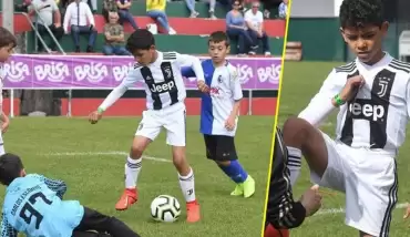 Ronaldo Jr babasının izinde!
