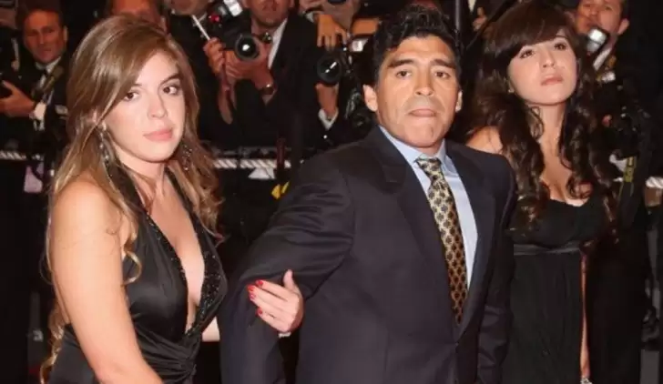 Maradona'dan kızına: "Ona hiçbir şey bırakmayacağım"