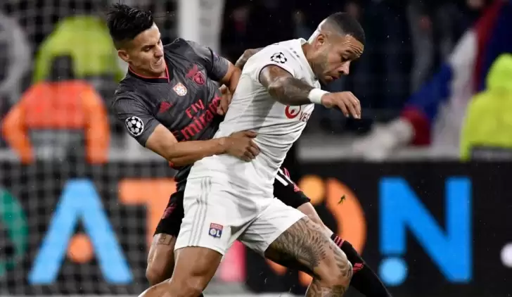 Lyon evinde Benfica'yı devirdi! 3-1..