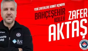 Bahçeşehir Koleji, yeni başantrenörü Zafer Aktaş'ı açıkladı