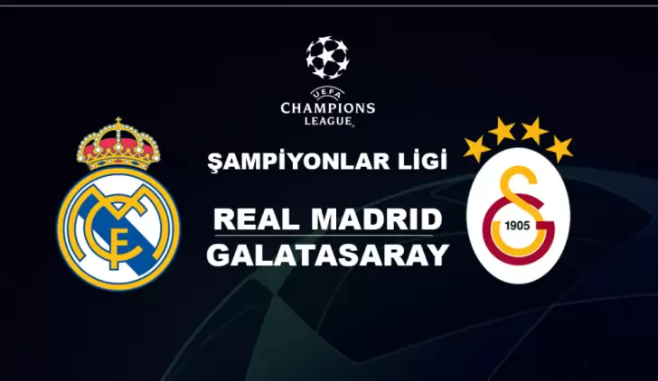 Real Madrid Galatasaray maçı canlı anlatım