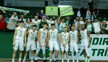 TEKSÜT Bandırma BK, Gaziantep'i farklı geçti