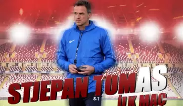 Stjepan Tomas ilk maçına çıktı
