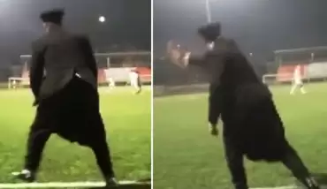  Şalvarlı teknik direktör sosyal medyada ilgi odağı oldu