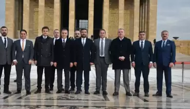 MKE Ankaragücü'nün yeni yönetiminden Anıtkabir'e ziyaret