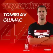 Balıkesirspor’dan Glumac için veda paylaşımı