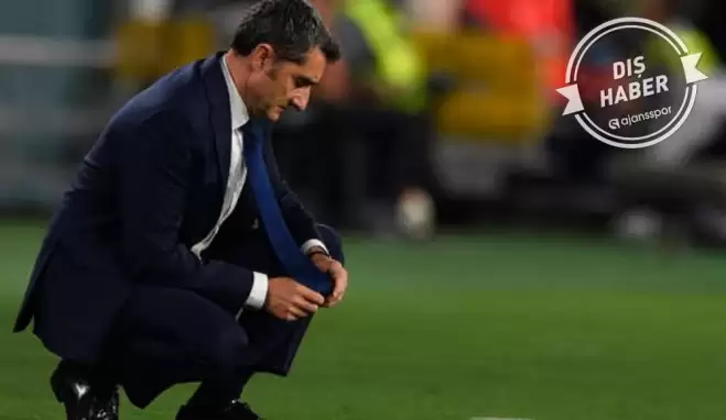 Barcelona'da Valverde dönemi sona erdi!