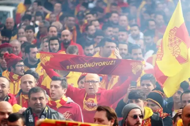 Göztepe taraftarları stada böyle akın etti!