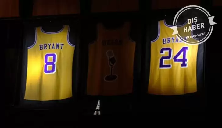 Kobe Bryant için formalarını değiştirdiler! NBA...