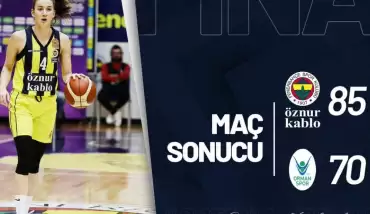 Fenerbahçe Öznur Kablo sahasında kazandı