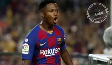 Barcelona'nın parlayan yıldızı Ansu Fati...