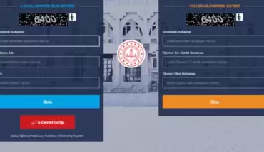 E-okul veli bilgilendirme sistemi ekranı 2020