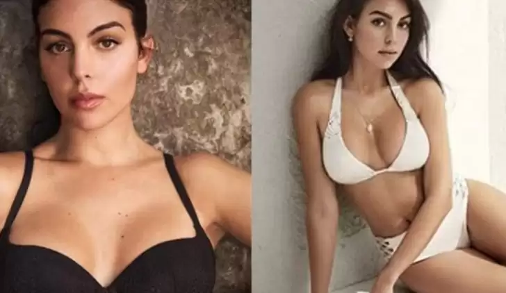 Ronaldo'nun sevgilisi  Georgina Rodriguez, Milano'da büyüledi