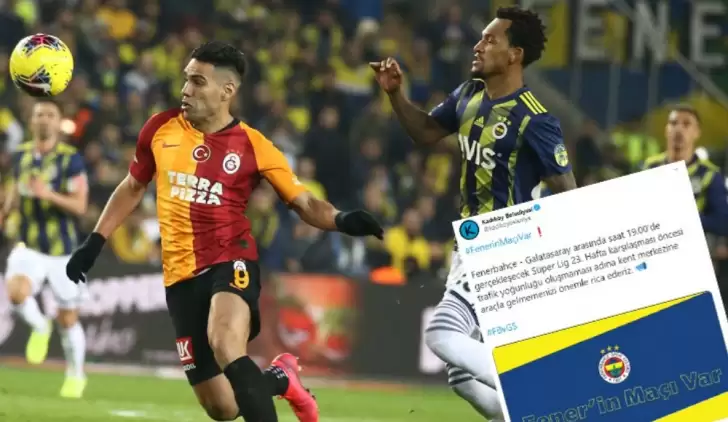 Kadıköy Belediyesi'nin derbi günü tweetine tepki