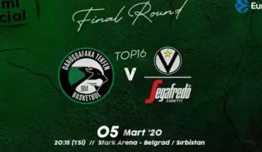 Darüşşafaka - Virtus Bologna maçının nerede oynanacağı belli oldu