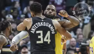 Giannis'ten Lebron'a sevgilerle...