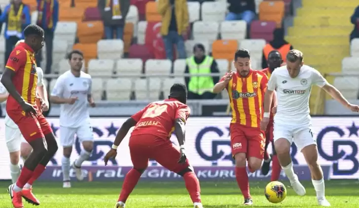 Yeni Malatyaspor'un puan hasreti sona erdi