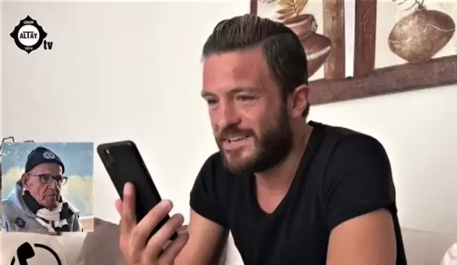 Özgür Özkaya'dan, 92 yaşındaki taraftara moral telefonu